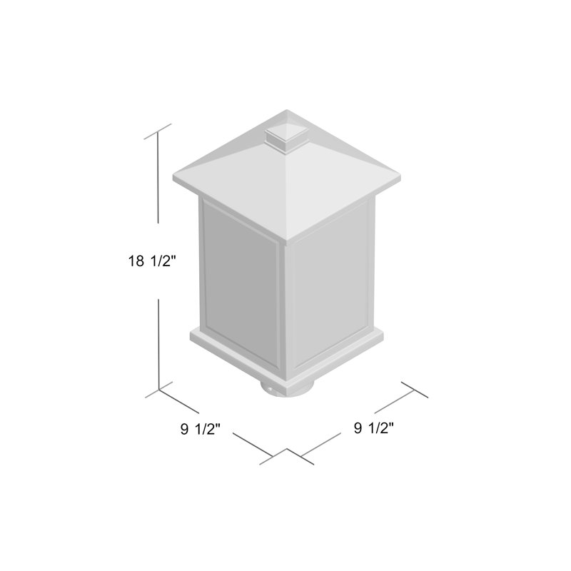Lovette Beveled Lantern Head