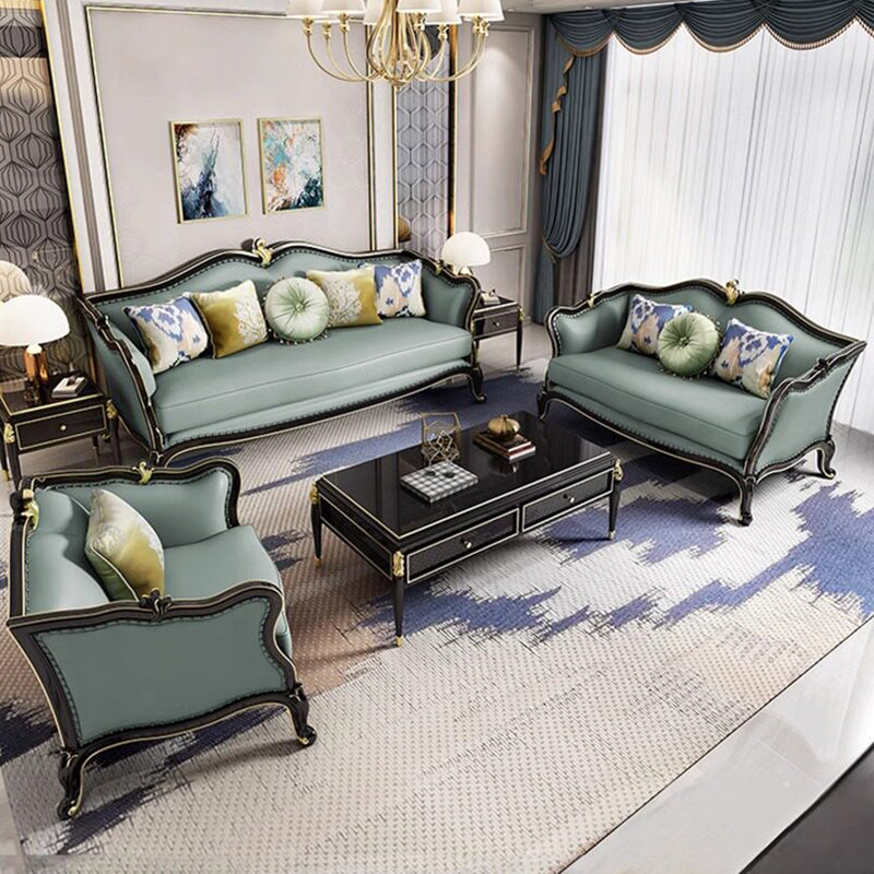Canapé en cuir de luxe américain