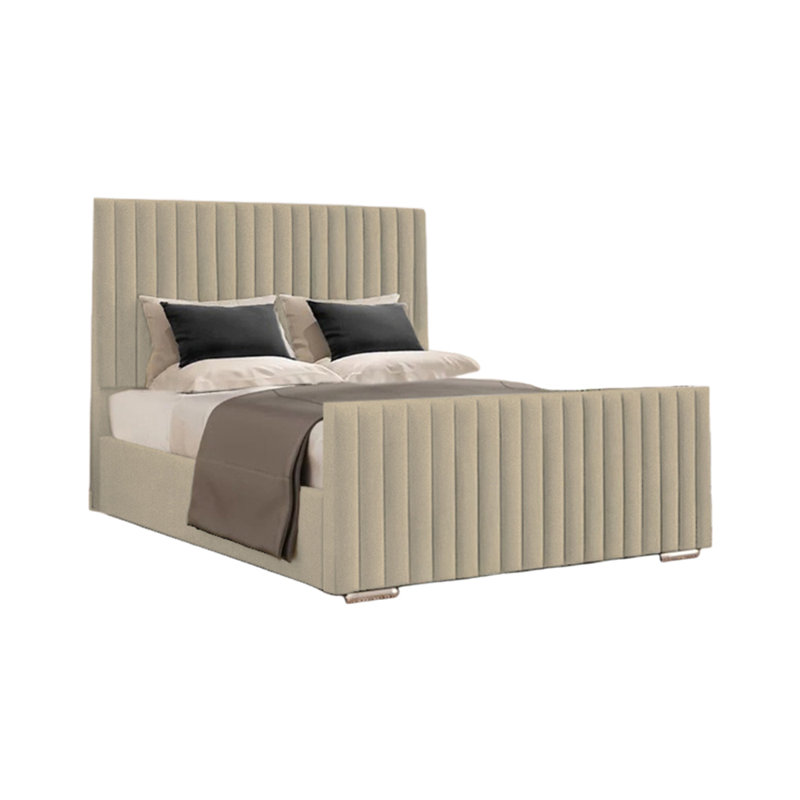 Abriyah Bed Frame, Coffee, Small Double (4')