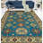Cekaj One-of-a-Kind 8'4" X 11'9" 2022 Wool Area Rug Blue