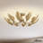 Hunter Juneway 10 Light Large Flush Mount Ceiling Light Fixture-118363135