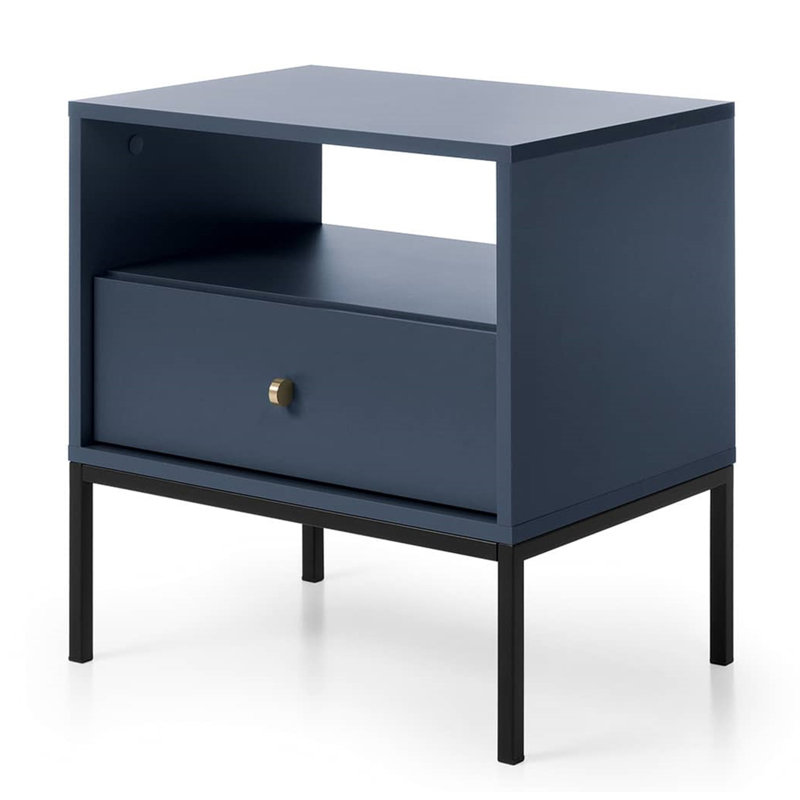 Londono End Table, Navy Blue
