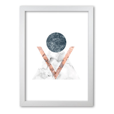 Marble Triangle Abstract - Print