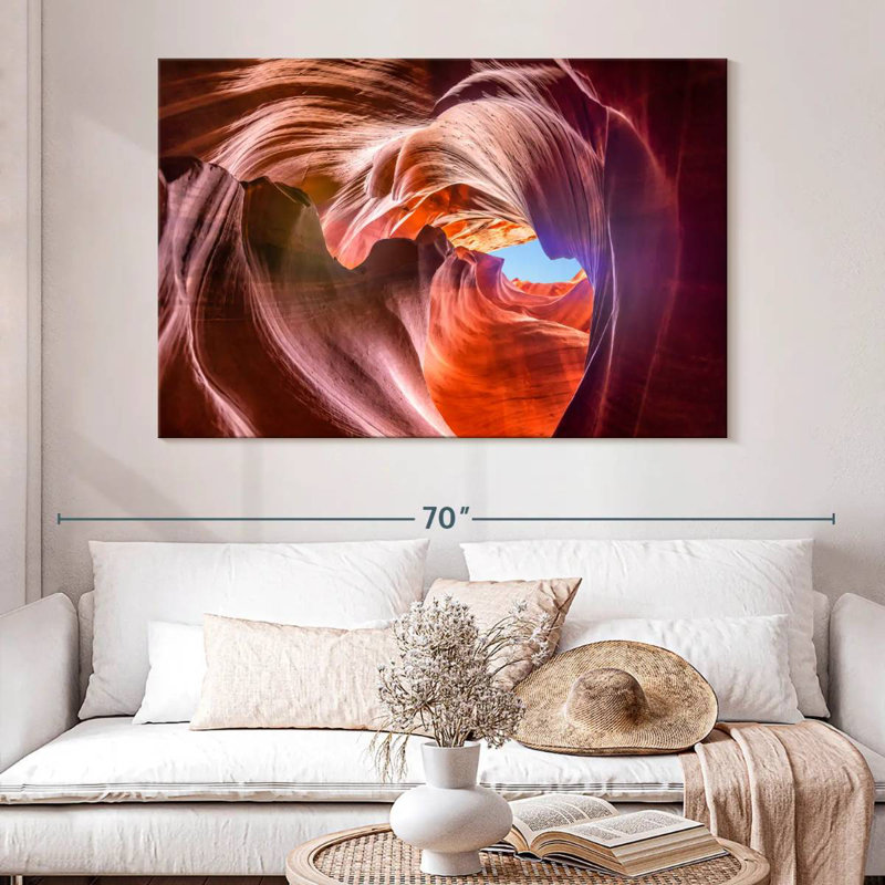 Alvord Swirling Upper Antelope Canyon, 34" H x 51" W