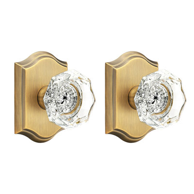 Faux bouton de porte simple Crystal