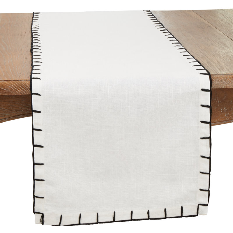 Anetta Table Runnner, White