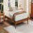 12 Inch Full Size Solid Dry Bamboo Wood Platform Bed Frame, With Wood Slat Support, No Box Spring Needed, Easy Assembly-912531554-912531555