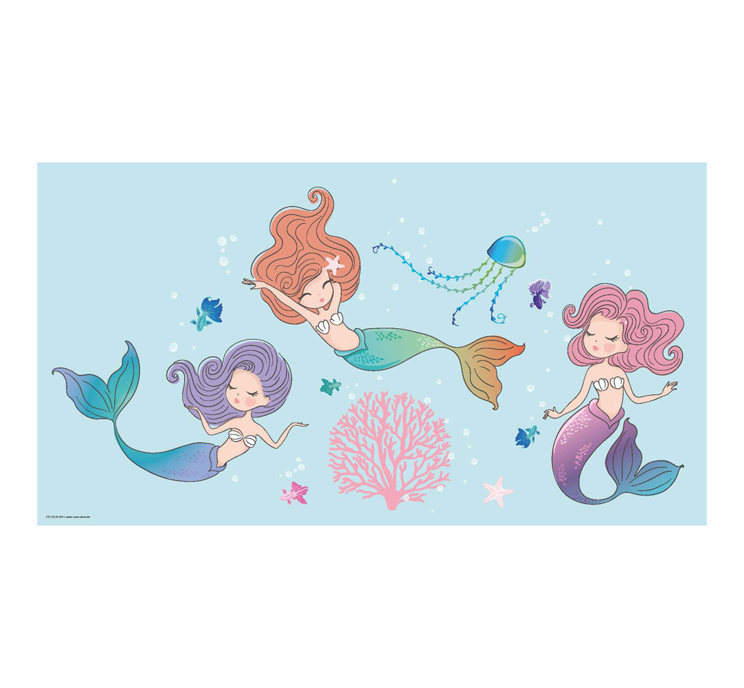 Roomie Kidz Schreibtischunterlage Three Mermaids 