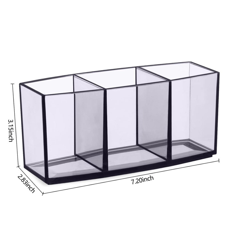 Organisateur de maquillage en plastique Khurum, Mauve