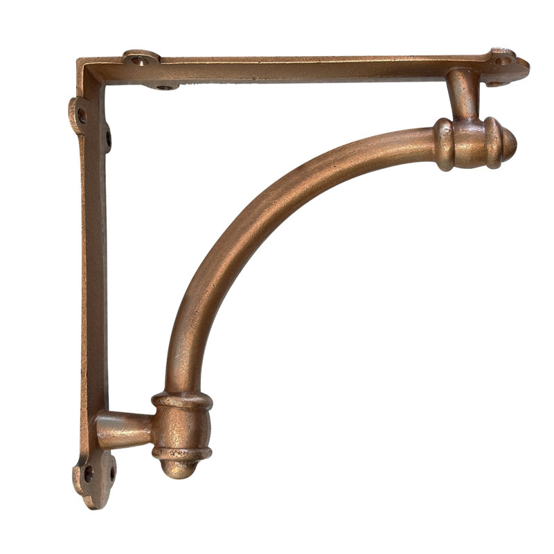Silber Half Round Shelf Bracket, Copper