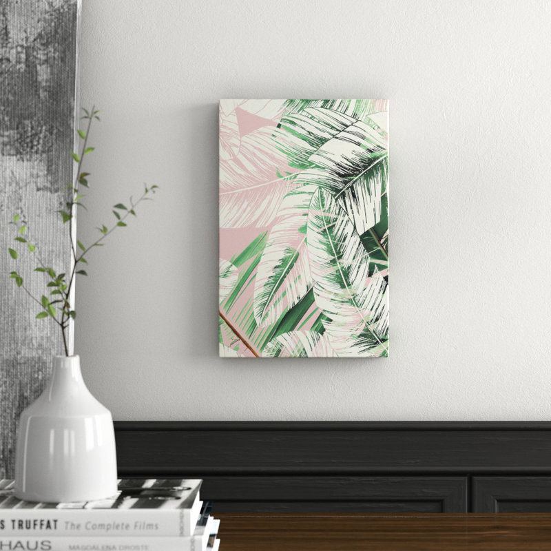 Palm Holiday 1 Piece Wrapped Canvas Painting, 38cm H x 25cm W x 3.81cm D