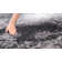 Machine Washable Felix Gray/Black Rug