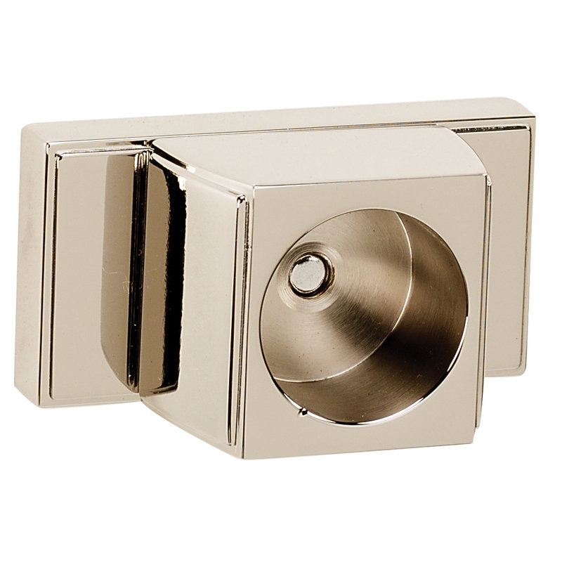 Arch Shower Rod Brackets Only, Polished Nickel