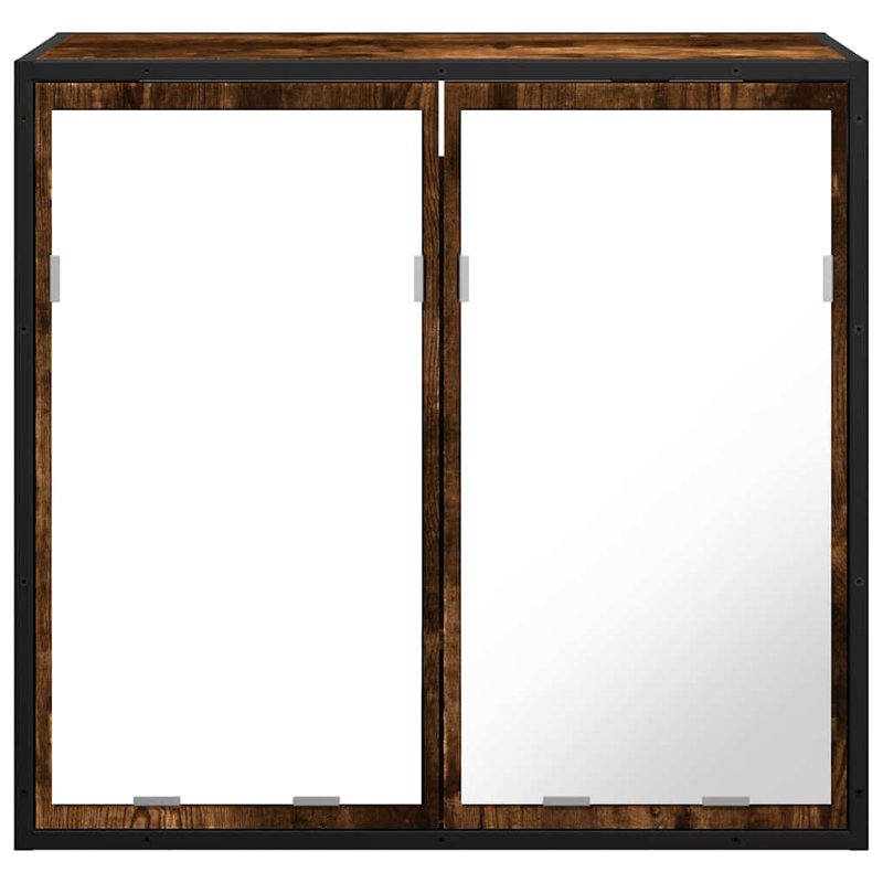 Bathroom Cabinet, Smoked Oak