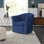 Fauteuil demi-tonneau pivotant en polyester 30,5 po Anstett