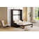 Grand lit escamotable avec coussin