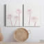 PEONY BLOOMS I par Kayleigh Wold - Ensemble de 2 reproductions sur toiles tendues-965457098