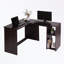 Bureau d'ordinateur en L avec huche 47,2 po Maximilan
