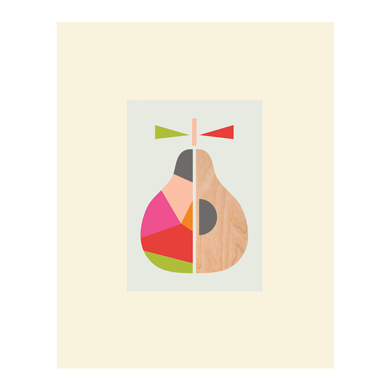 Print, Yellow, 40cm H x 30cm W
