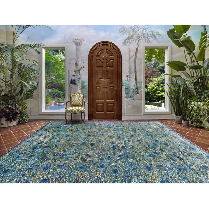 Oriental Area Rug, Rectangle 5' x 7'