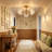 3-Light Modern Gold Semi Flush Mount Ceiling Light