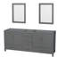 Sheffield 79" Double Bathroom Vanity Base Only-40093286