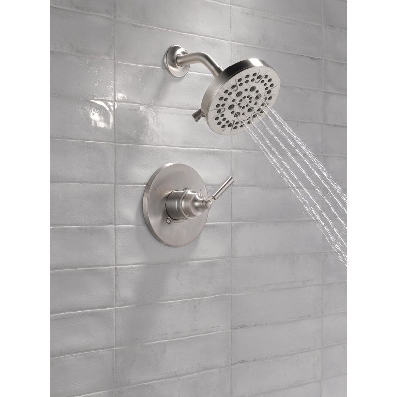 Ensemble de robinet de douche à 5 réglages Saylor 14 Series, ensemble de pomme de douche et poignée chromées, ensemble de garniture de valve, chrome (valve non incluse)