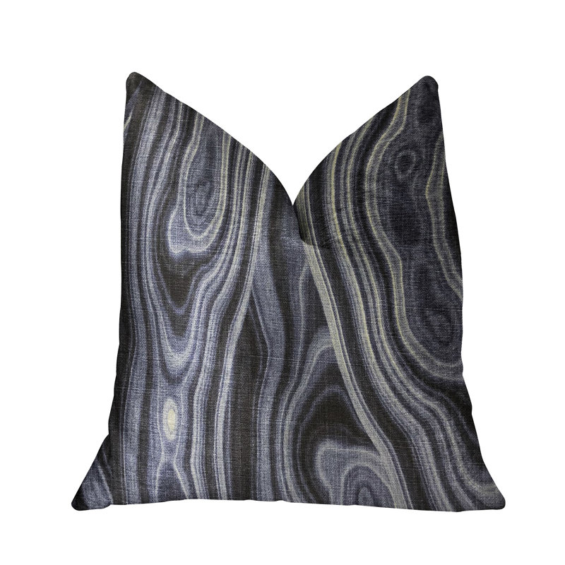 Coussin de luxe en marbre Suisse, 20 po x 20 po, Coussin décoratif