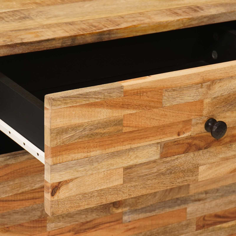 50cm W Solid Wood Bedside Table