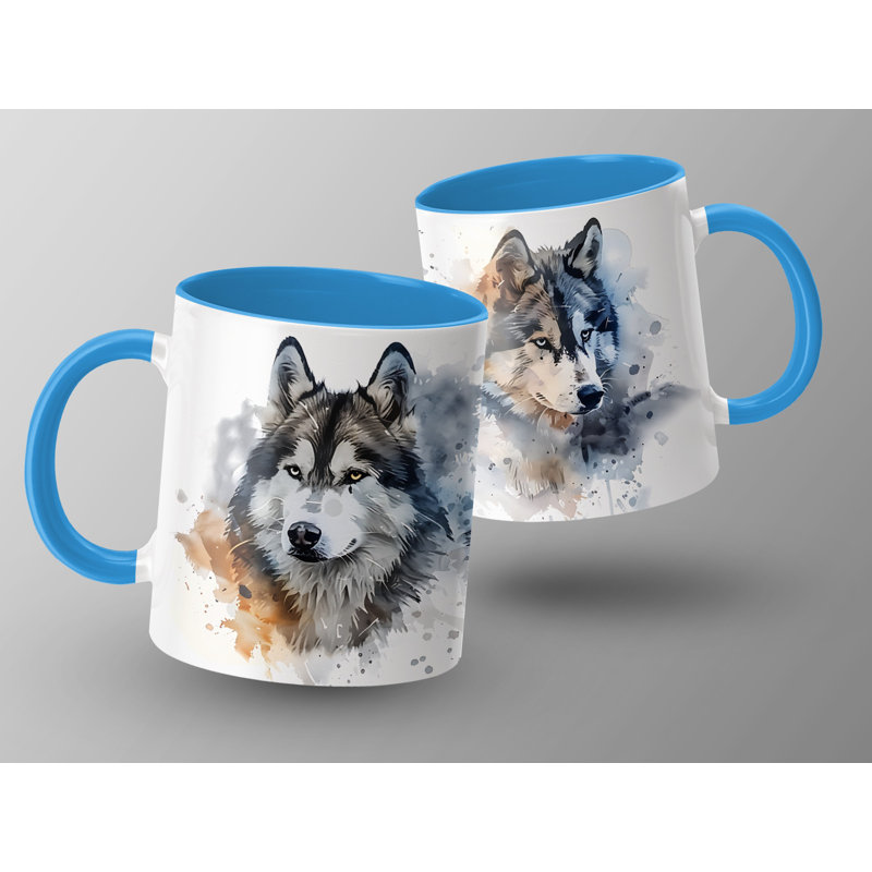 Ceramic Coffee Mug, 1, Light Blue