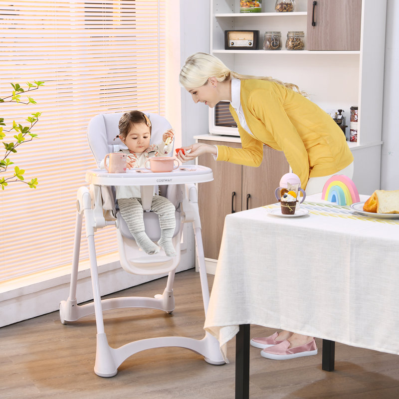 Kwabena High Chair, Light Grey