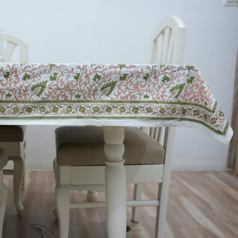 Housse de table Pastel Vine, L 72 po x L 160 po
