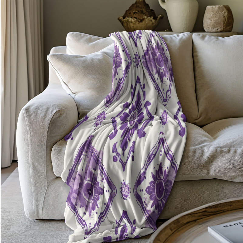 Boho Chic - couverture de qualité supérieure 1 pièce, Lit simple