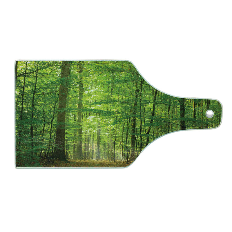 Planche à découper en bois trempé Ambesonne