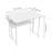 Foldable Computer Desk With Wheels-1674453551