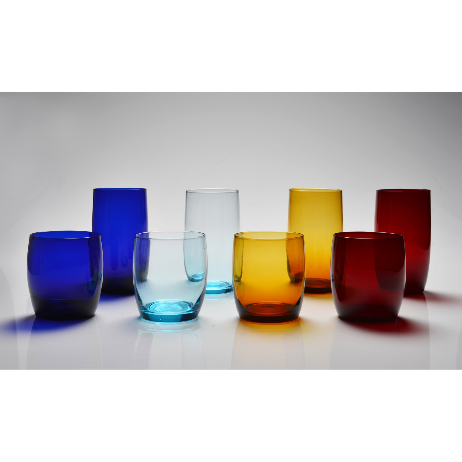 Gala Drinking Glass, Aquamarine