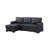 Upholstered Pull out Sectional Sofa with Chaise