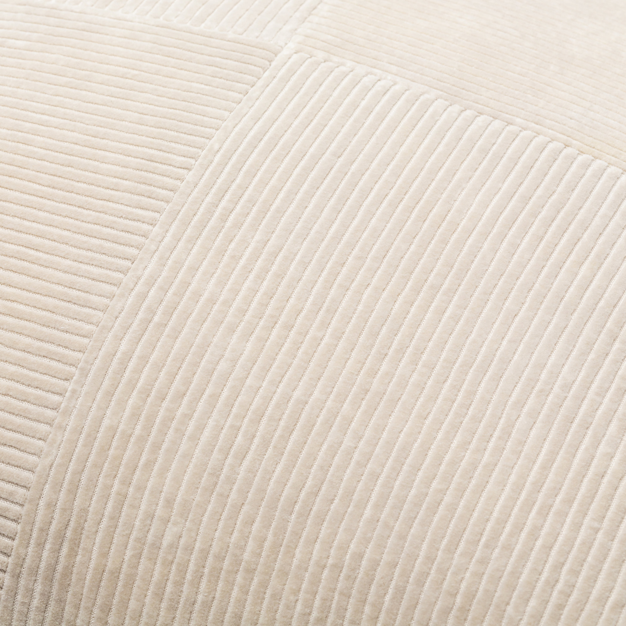 Selma Cotton Throw Pillow, Beige, 18" x 18"