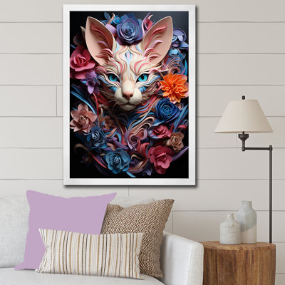 Chat, âme de sphynx, art mural sur toile