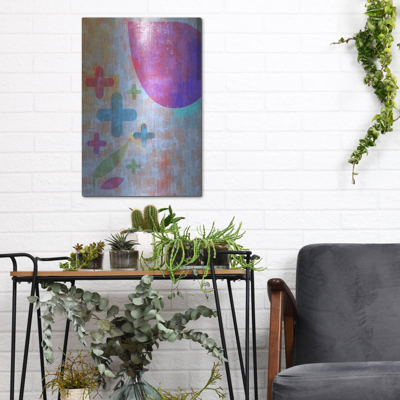 Wrought Studio ™ «Graphic Abstract 1» par Greg Simanson, mur en métal, H 16 po x l 12 po