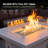 Tuyen 7-Piece 6-Person Outdoor Patio All-Aluminum Sectional Conversation Set with 60,000 BTU Fire Pit Table and 4" High-Resilience Foam Cushions-1934621427-1882247290