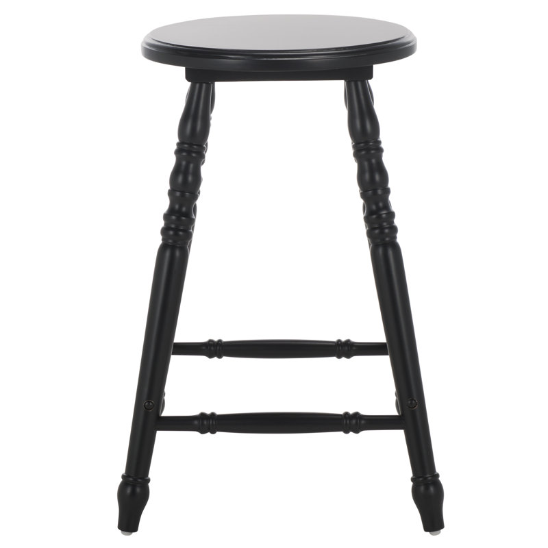 Tabouret de comptoir 24 po Sidiko, Noir mat, Tabouret de comptoir (siège d'une hauteur de 24 p