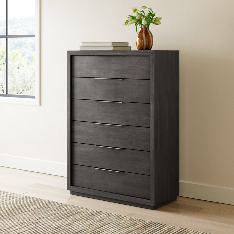 Eloise 40'' W 6 - Drawer Dresser, Basalt Gray