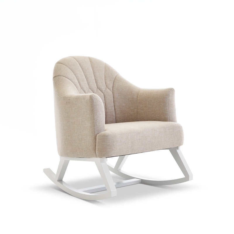 Round Back Rocking Chair, Oatmeal