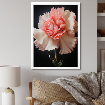 Coral Flower Timeless Beauty - Abstract Botanicals, impressions sur toile