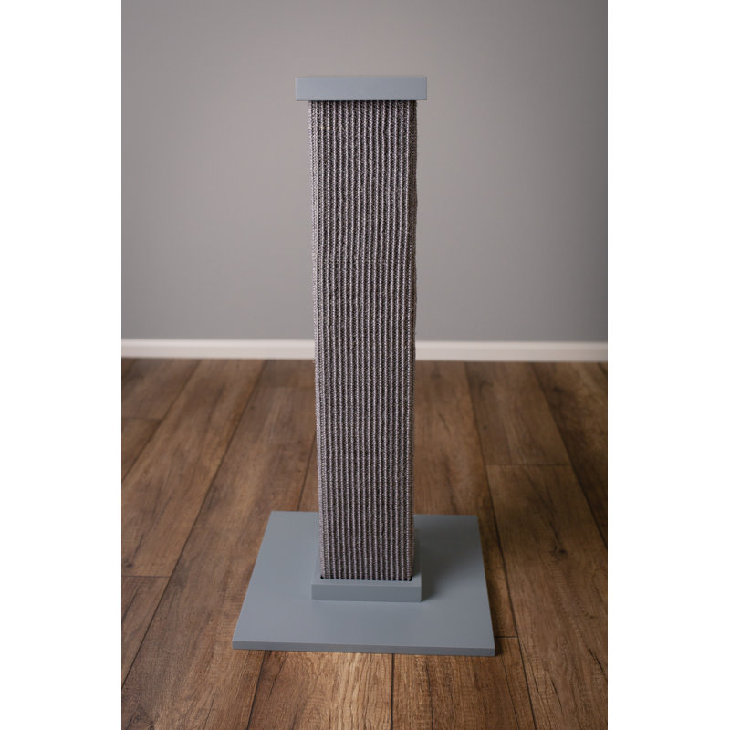 Gray Sisal Fiber Freestanding Cat Scratching Post