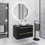 80mm Single Bathroom Vanity with Ceramic Basin