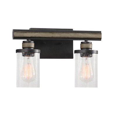 Roth 2-Light Dimmable Anvil Iron Vanity Light -  Longshore Tides, BD8710087109479898A6F74E6439AE8F