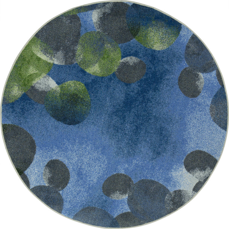 Kid Essentials Riverstone Area Rug, Round 5'4" 