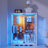 31"W 3-Tier Glass Display Cabinet with RGB Lights & Human Body Sensor-1429193361